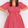 Lorraine Designs Casual Dresses | Knee Length Dresses*Siena Cotton Cherry Spot Dress