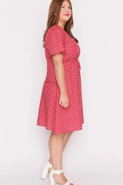Lorraine Designs Casual Dresses | Knee Length Dresses*Siena Cotton Cherry Spot Dress