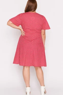 Lorraine Designs Casual Dresses | Knee Length Dresses*Siena Cotton Cherry Spot Dress