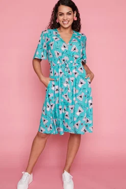 Lorraine Designs Casual Dresses | Fit & Flare Dresses*Siena Green Koala Dress