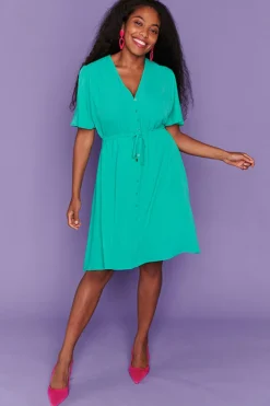 Lorraine Designs Casual Dresses | Fit & Flare Dresses*Siena Jade Green Dress