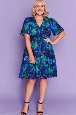 Lorraine Designs Casual Dresses | Fit & Flare Dresses*Siena Midnight Garden Dress