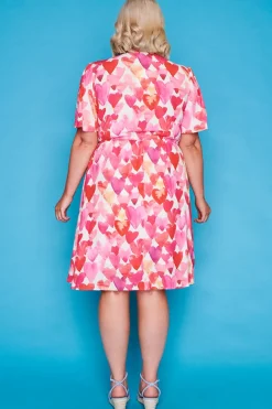 Lorraine Designs Casual Dresses | Fit & Flare Dresses*Siena Painterly Hearts Dress