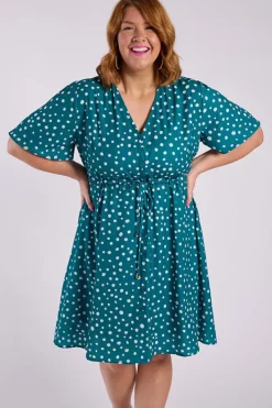 Lorraine Designs Casual Dresses | Mini Dresses*Siena Teal Spot Dress