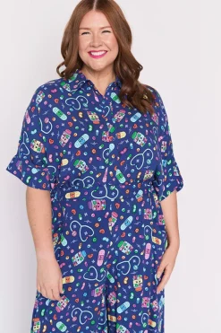 Lorraine Designs Tops*Simone Happy Health Shirt
