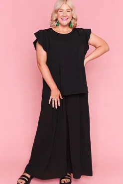 Lorraine Designs Tops*Sister Black Blouse