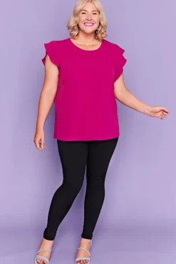 Lorraine Designs Tops*Sister Magenta Blouse