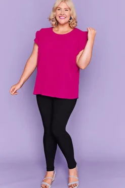Lorraine Designs Tops*Sister Magenta Blouse