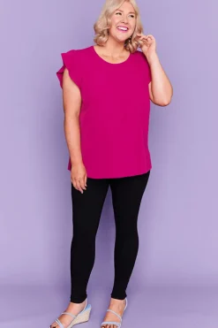 Lorraine Designs Tops*Sister Magenta Blouse