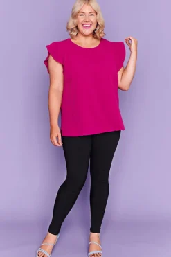 Lorraine Designs Tops*Sister Magenta Blouse