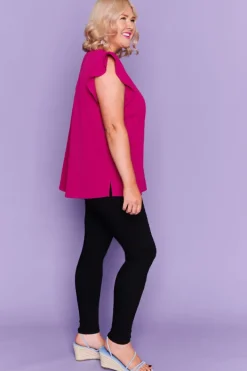 Lorraine Designs Tops*Sister Magenta Blouse