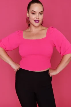 Lorraine Designs Tops*Smile Pink Long Sleeve Top
