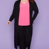 Layo Knits & Cardigans*Smita Black Long Cardi