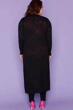 Layo Knits & Cardigans*Smita Black Long Cardi