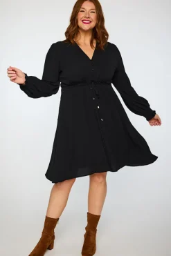 Lorraine Designs Casual Dresses | Knee Length Dresses*Sofia Black Dress