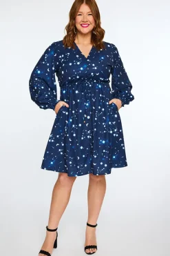 Lorraine Designs Casual Dresses | Fit & Flare Dresses*Sofia Celestial Sky Dress