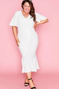Ebby & I Bodycon Dresses | Cocktail Dresses*Sonia White Dress