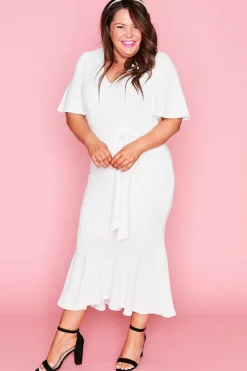 Ebby & I Bodycon Dresses | Cocktail Dresses*Sonia White Dress