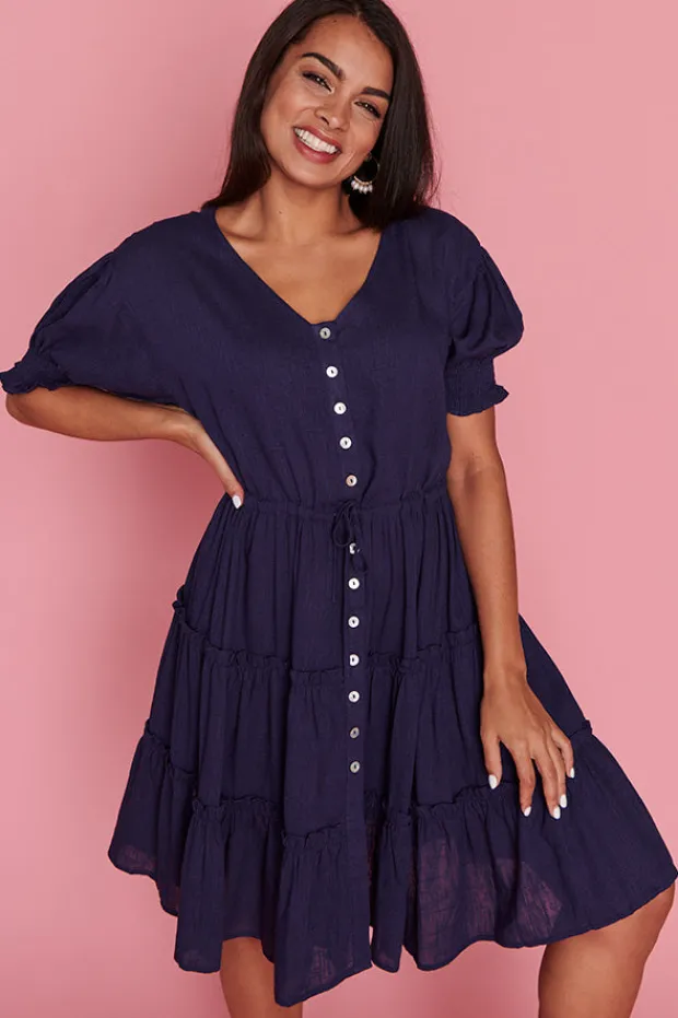 Lorraine Designs Casual Dresses | Shift Dresses*Sonya Navy Dress