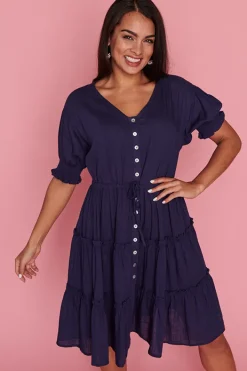 Lorraine Designs Casual Dresses | Shift Dresses*Sonya Navy Dress