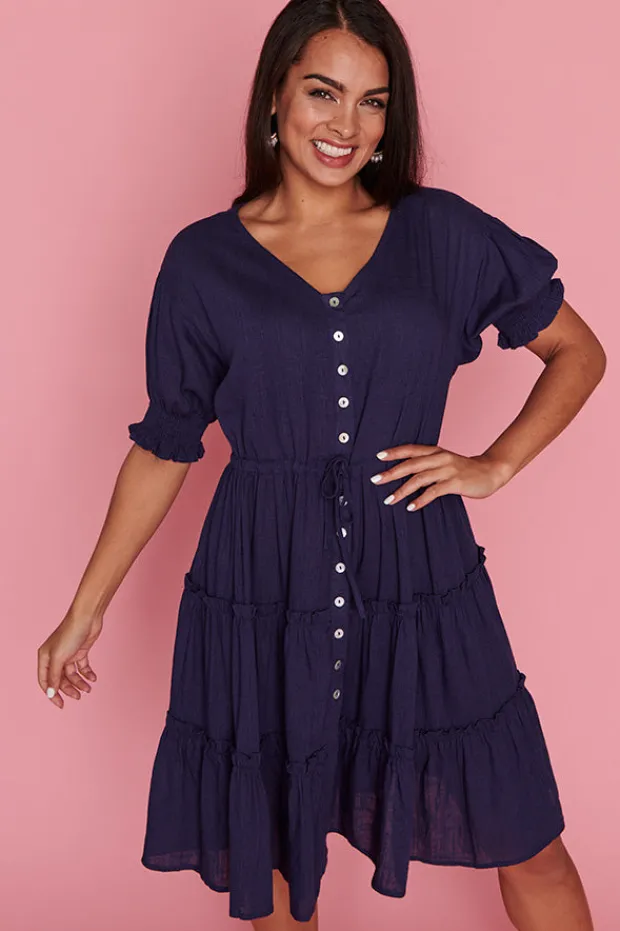 Lorraine Designs Casual Dresses | Shift Dresses*Sonya Navy Dress