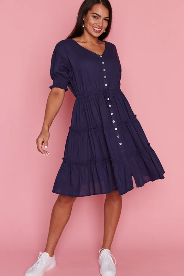 Lorraine Designs Casual Dresses | Shift Dresses*Sonya Navy Dress