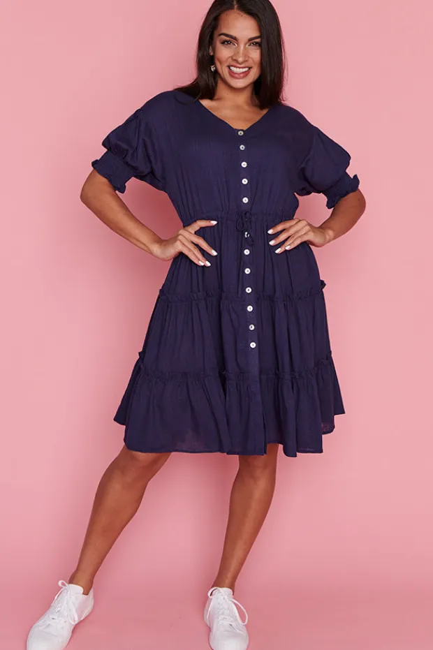 Lorraine Designs Casual Dresses | Shift Dresses*Sonya Navy Dress