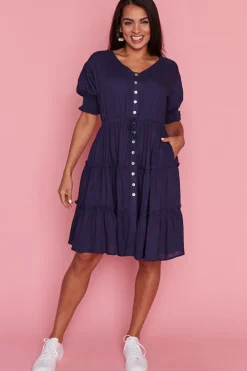 Lorraine Designs Casual Dresses | Shift Dresses*Sonya Navy Dress