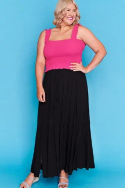 Little Party Dress Tops*Sophie Pink Crop Top