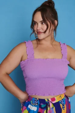 Lorraine Designs Tops*Sophie Purple Top