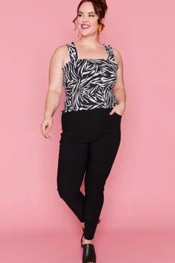 Lorraine Designs Tops*Sophie Zebra Top