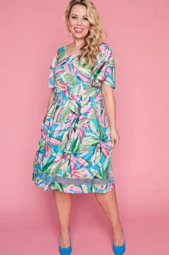 Lorraine Designs Fit & Flare Dresses | Cocktail Dresses*Sorrento Aqua Spring Party Dress