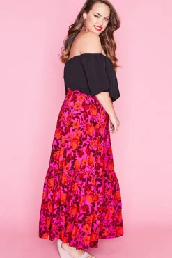 Label of Love Skirts*Stella Pink & Red Skirt
