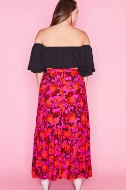 Label of Love Skirts*Stella Pink & Red Skirt