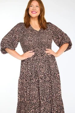 Lorraine Designs Casual Dresses | Fit & Flare Dresses*Stevie Classic Leopard Dress