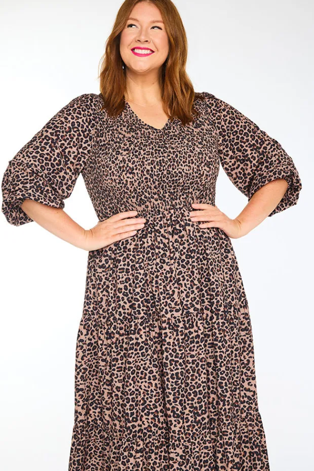 Lorraine Designs Casual Dresses | Fit & Flare Dresses*Stevie Classic Leopard Dress
