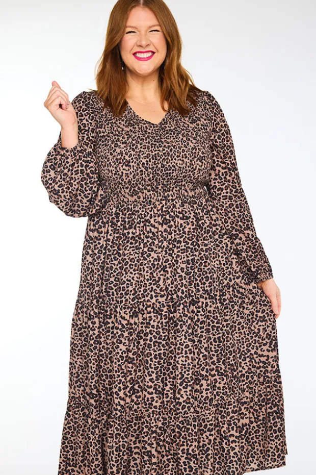 Lorraine Designs Casual Dresses | Fit & Flare Dresses*Stevie Classic Leopard Dress