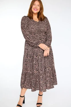 Lorraine Designs Casual Dresses | Fit & Flare Dresses*Stevie Classic Leopard Dress