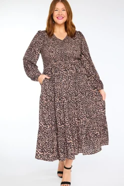 Lorraine Designs Casual Dresses | Fit & Flare Dresses*Stevie Classic Leopard Dress