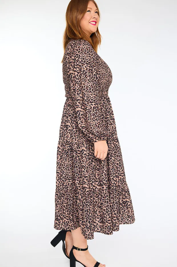 Lorraine Designs Casual Dresses | Fit & Flare Dresses*Stevie Classic Leopard Dress