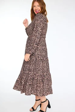 Lorraine Designs Casual Dresses | Fit & Flare Dresses*Stevie Classic Leopard Dress