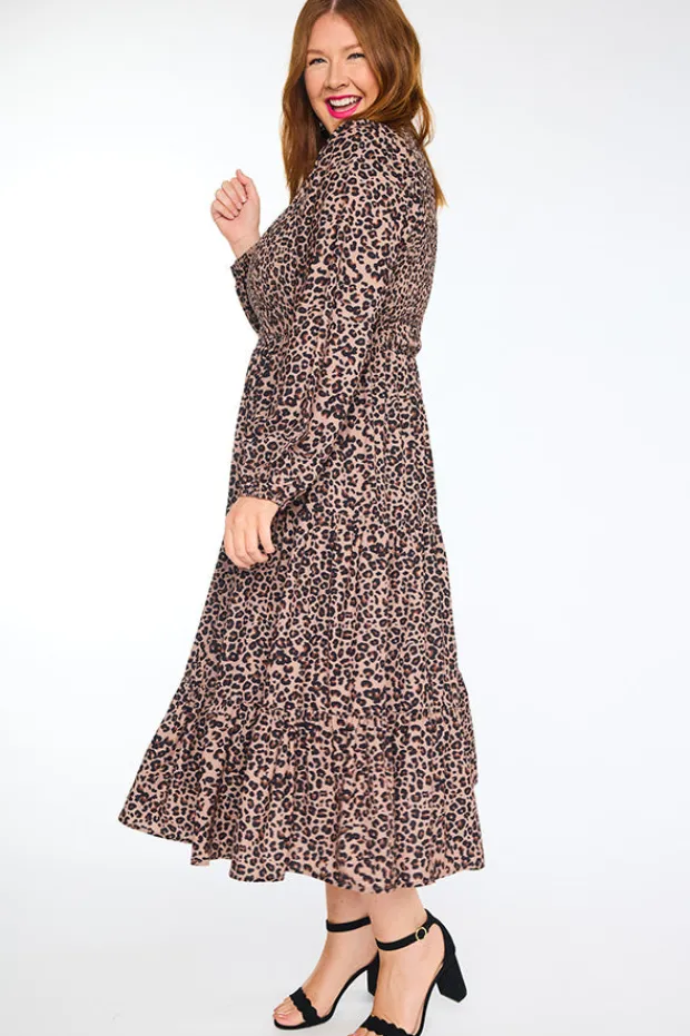 Lorraine Designs Casual Dresses | Fit & Flare Dresses*Stevie Classic Leopard Dress