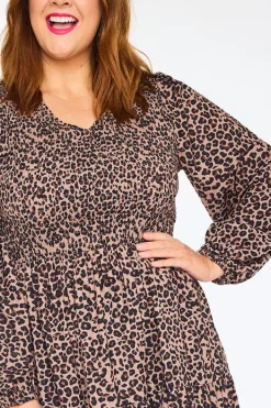 Lorraine Designs Casual Dresses | Fit & Flare Dresses*Stevie Classic Leopard Dress