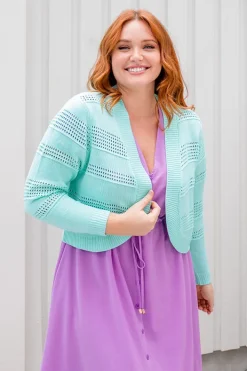 Layo Knits & Cardigans*Sumita Atomizer Blue Cardi