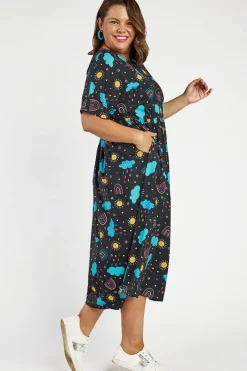 Lorraine Designs Shift Dresses | Loose Dresses*Superstar Happy Sun Dress
