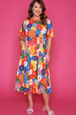 Lorraine Designs Casual Dresses | Shift Dresses*Superstar Hippy Floral Dress*