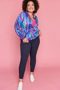 Lorraine Designs Jackets & Coats*Sutton Rainbow Zebra Jacket