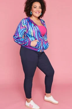 Lorraine Designs Jackets & Coats*Sutton Rainbow Zebra Jacket
