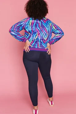 Lorraine Designs Jackets & Coats*Sutton Rainbow Zebra Jacket