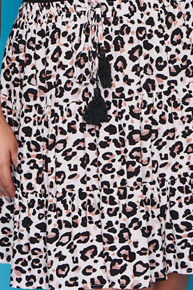 Label of Love Skirts*Sydney Leopard Print Skirt